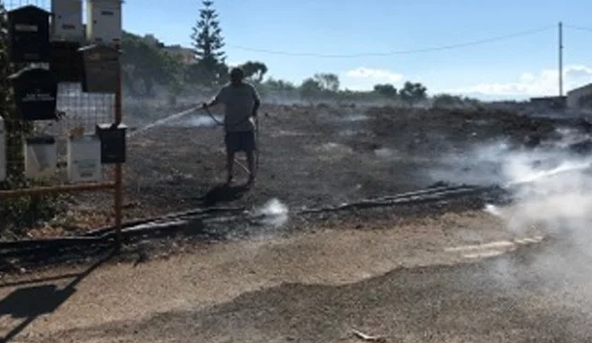 Πυρκαγιά στο Ακρωτήρι Χανίων - Κίνδυνος για κατοικημένη περιοχή