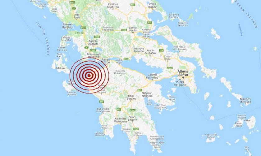 Σεισμός κοντά στην Κυλλήνη - Αισθητός σε αρκετές περιοχές (pics)