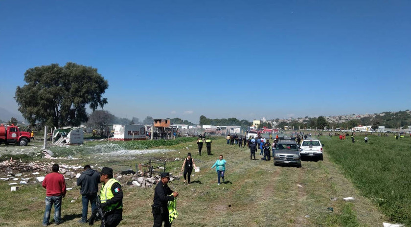 Τραγωδία στο Μεξικό: Τουλάχιστον 24 νεκροί από εκρήξεις σε αποθήκες πυροτεχνημάτων (vid+pics)
