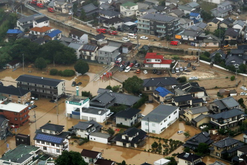 Τραγωδία στην Ιαπωνία: 49 οι νεκροί από τις καταρρακτώδεις βροχές και οι καταιγίδες συνεχίζονται