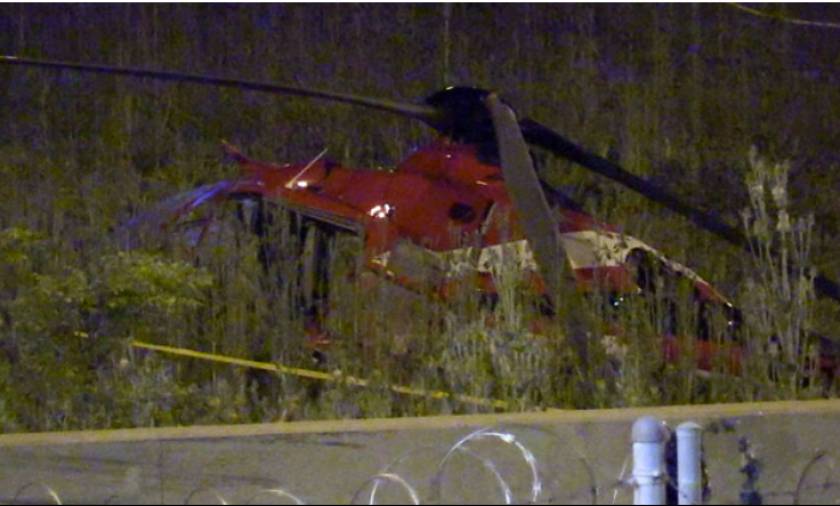 Παρ’ ολίγον τραγωδία: Ελικόπτερο αεροδιακομιδής ασθενών συνετρίβη σε πολυσύχναστο αυτοκινητόδρομο