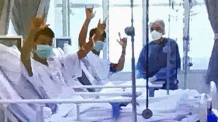 Ταϊλάνδη: Οι πρώτες εικόνες από τα 12 παιδιά στο νοσοκομείο  