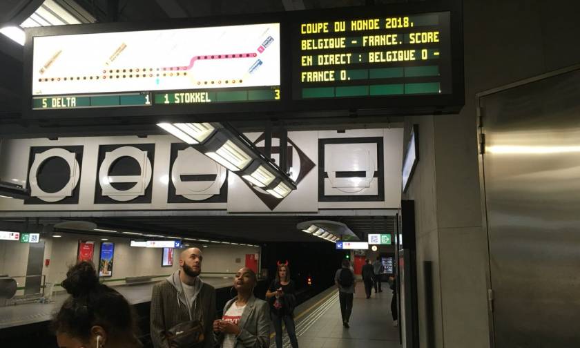 Μουντιάλ 2018: Έχασαν το στοίχημα στο μετρό των Βρυξελλών και όλη μέρα έπαιζαν τον γαλλικό ύμνο