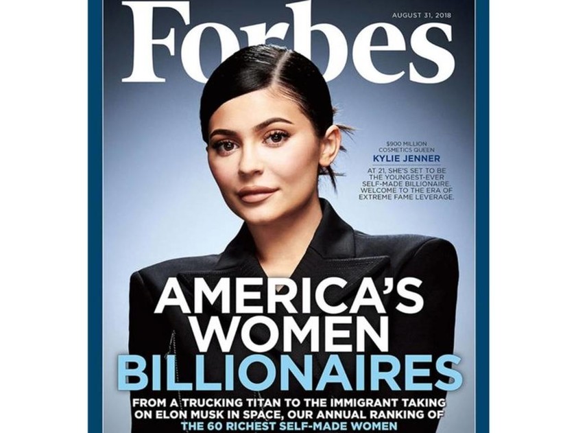 Η Κάιλι Τζένερ στο Forbes και μόλις… 100 εκατ. πριν γίνει δισεκατομμυριούχος! (pic)