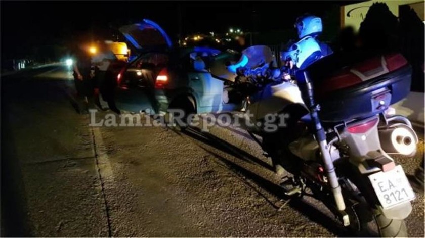 Λαμία: Μεθυσμένος οδηγός «καρφώθηκε» σε μαντρότοιχο επιχείρησης