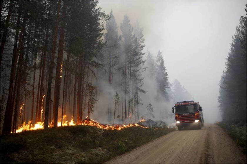 Μεγάλοες πυρκαγιές στη Σουηδία - Καύσωνας στην Φινλανδία