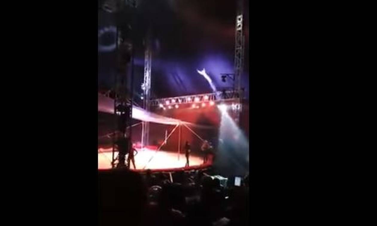 Βίντεο που κόβει την ανάσα: Τρομακτικό ατύχημα σε τσίρκο