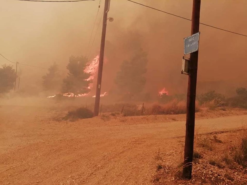 Φωτιά Κινέτα – Τάσος Αρνιακός στο Newsbomb.gr: Πότε θα κοπάσουν οι ισχυροί άνεμοι στην περιοχή
