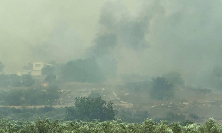Φωτιά Χανιά: Ανεξέλεγκτη μαίνεται η πυρκαγιά στον Αποκόρωνα – Φωτιά και στον Κακόπετρο