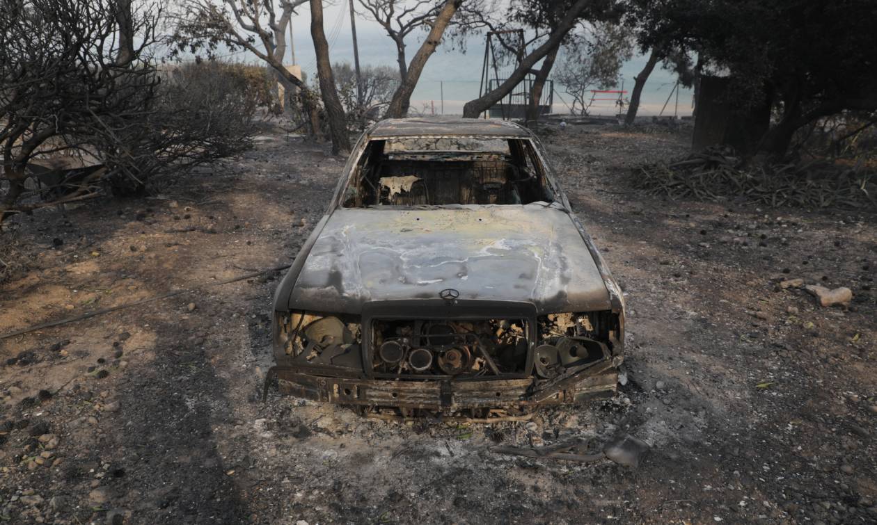 Φωτιά Κινέτα: Εικόνες - ΣΟΚ από την καταστροφική πυρκαγιά - Δείτε τι άφησε πίσω της η φωτιά