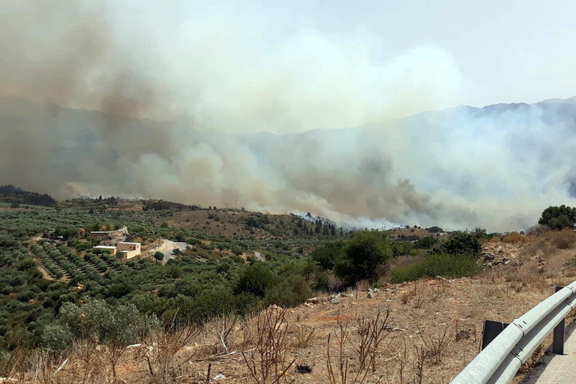 Φωτιά Χανιά: Αρχίζει η καταγραφή των ζημιών από τη μεγάλη πυρκαγιά στον Κακόπετρο