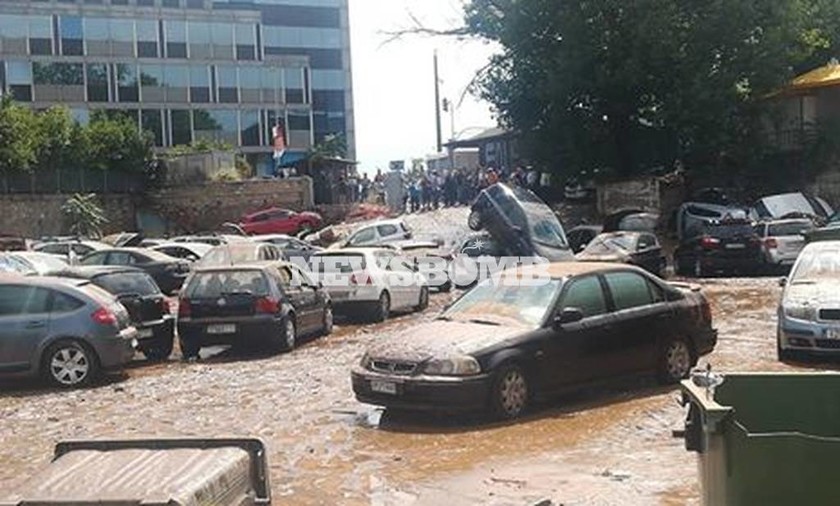 Συναγερμός: Πλημμύρισαν Μαρούσι, Βριλήσσια, Μελίσσια, Κηφισιά και Πεντέλη -  Σοκαριστικές εικόνες