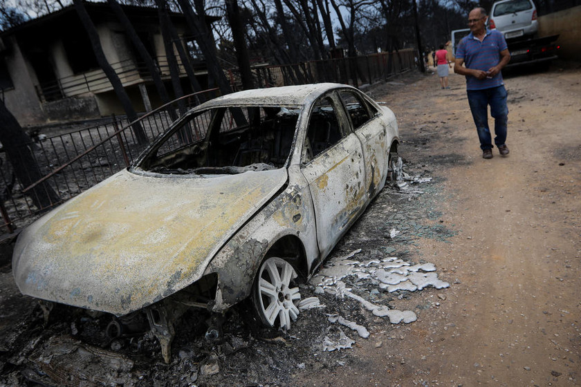 Μακραίνει η μακάβρια λίστα: Τουλάχιστον 91 οι νεκροί από τη φωτιά στο Μάτι - 25 οι αγνοούμενοι
