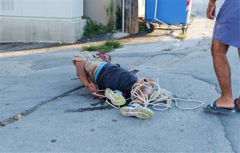 Εικόνες ΣΟΚ στην Κρήτη: Δείτε τι έκαναν οι κάτοικοι σε επίδοξο ληστή! (pics)