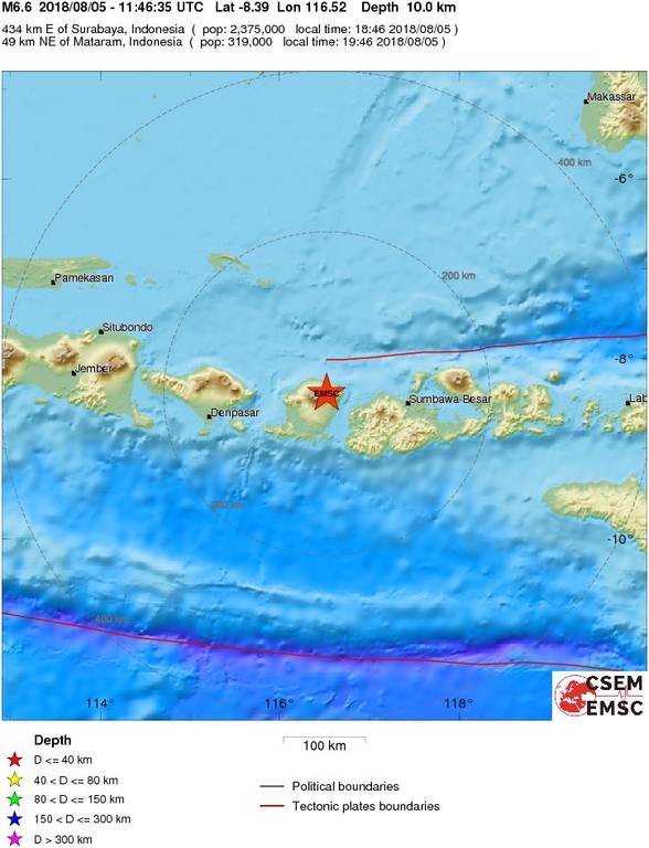 Ισχυρός σεισμός 6,6 Ρίχτερ χτύπησε ΤΩΡΑ την Ινδονησία