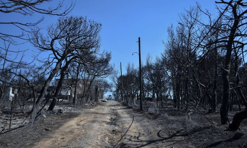 Εικόνες καταστροφής: Το Μάτι δύο εβδομάδες μετά τη φονική πυρκαγιά - 91 οι νεκροί (pics)
