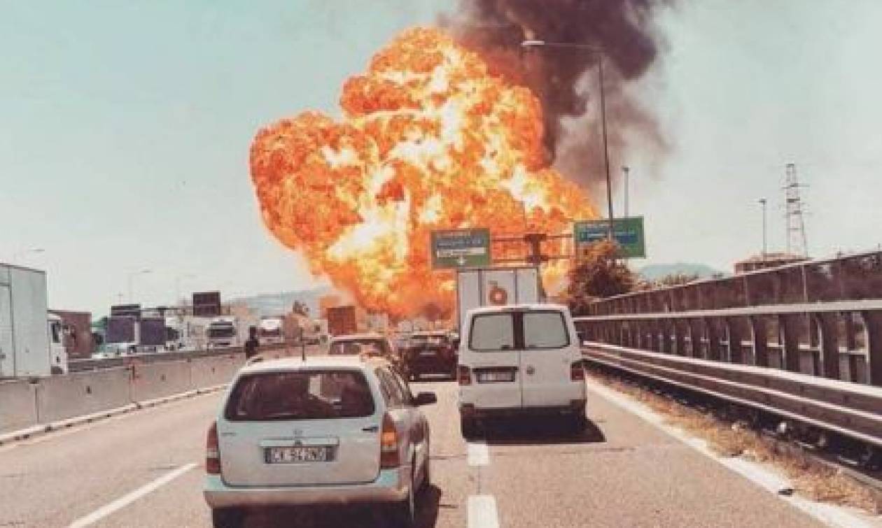 Ιταλία: Μεγάλη έκρηξη κοντά στο αεροδρόμιο της Μπολόνια (pics+vid)