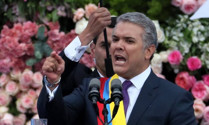 Κολομβία: Ο Ιβάν Ντούκε ορκίστηκε κι έγινε ο 60ος πρόεδρος της χώρας