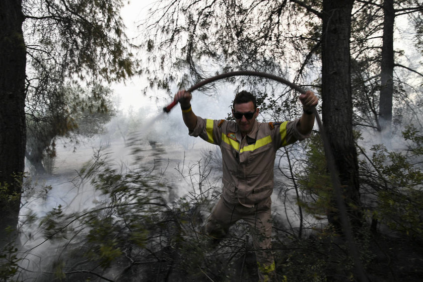 Φωτιά Εύβοια: Νέα ολονύχτια «μάχη» - Σύμμαχος των πυροσβεστών το σκοτάδι 