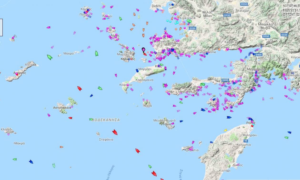 Οι Τούρκοι περικύκλωσαν το Φαρμακονήσι με καΐκια - Δείτε τους χάρτες