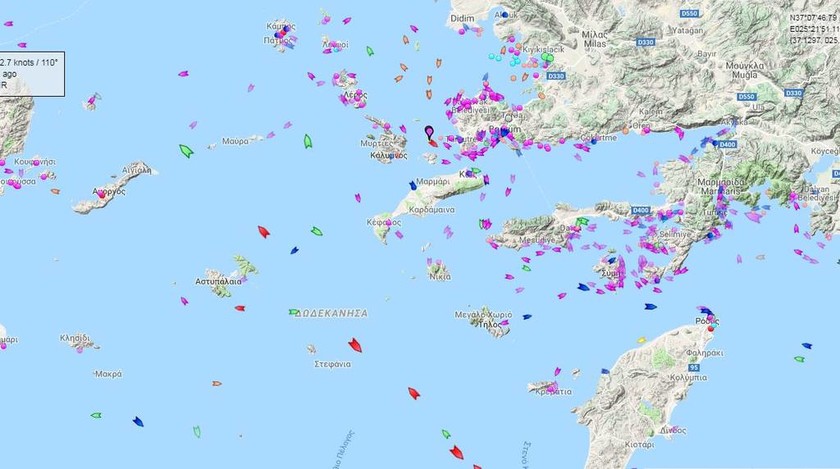 Οι Τούρκοι περικύκλωσαν το Φαρμακονήσι με καΐκια - Δείτε τους χάρτες 