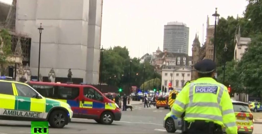 Συναγερμός στο Λονδίνο - Αυτοκίνητο έπεσε στα προστατευτικά κιγκλιδώματα στο κοινοβούλιο (pics)
