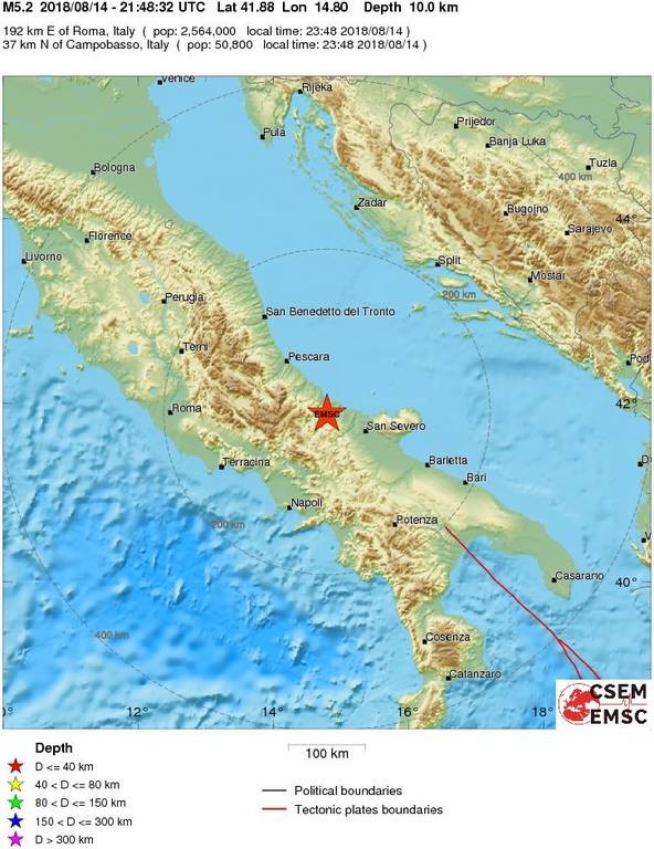 Ισχυρός σεισμός ΤΩΡΑ στην Ιταλία  