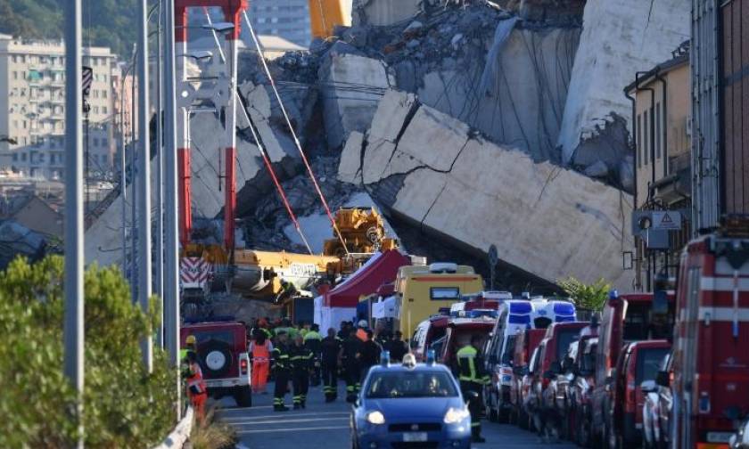 Τραγωδία στη Γένοβα: Οι διασώστες εξακολουθούν να αναζητούν 10 έως 20 αγνοουμένους