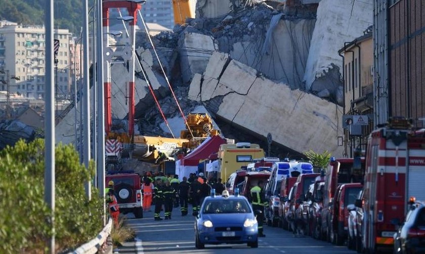 Τραγωδία στη Γένοβα: Οι διασώστες εξακολουθούν να αναζητούν 10 έως 20 αγνοουμένους