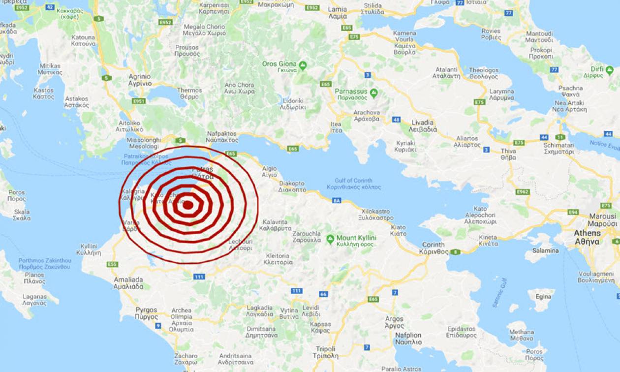 Σεισμός κοντά στην Πάτρα (pics)