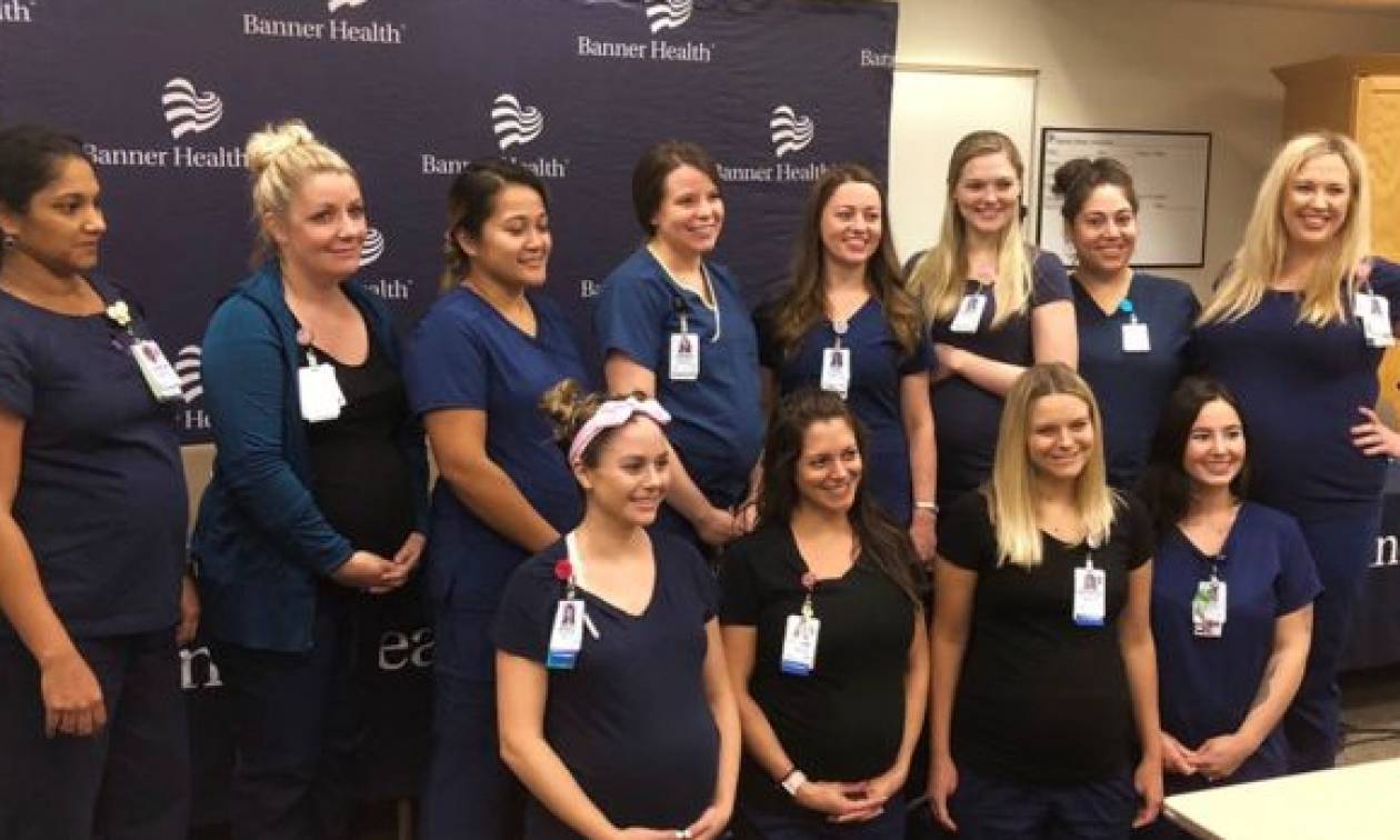Αυτό και αν είναι baby… boom: 16 νοσηλεύτριες νοσοκομείου έμειναν ταυτόχρονα έγκυες!
