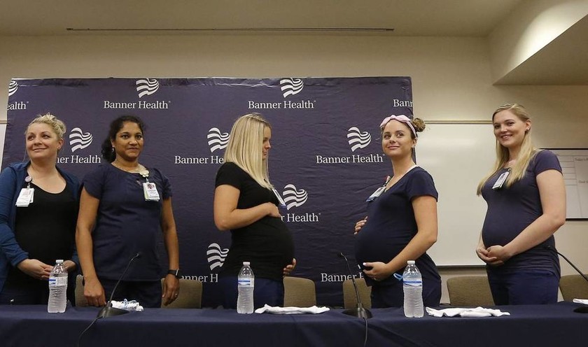 Ούτε συνεννοημένες! Ταυτόχρονη εγκυμοσύνη για 16 νοσηλεύτριες στην Αριζόνα (video&pics)