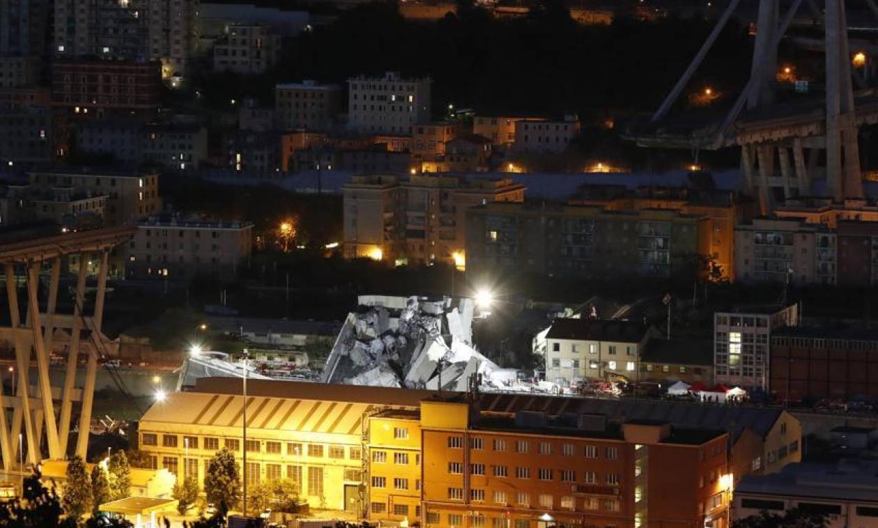 Γένοβα: Έπεσε η αυλαία της τραγωδίας – 43 οι νεκροί από την κατάρρευση της γέφυρας (vids+pics)