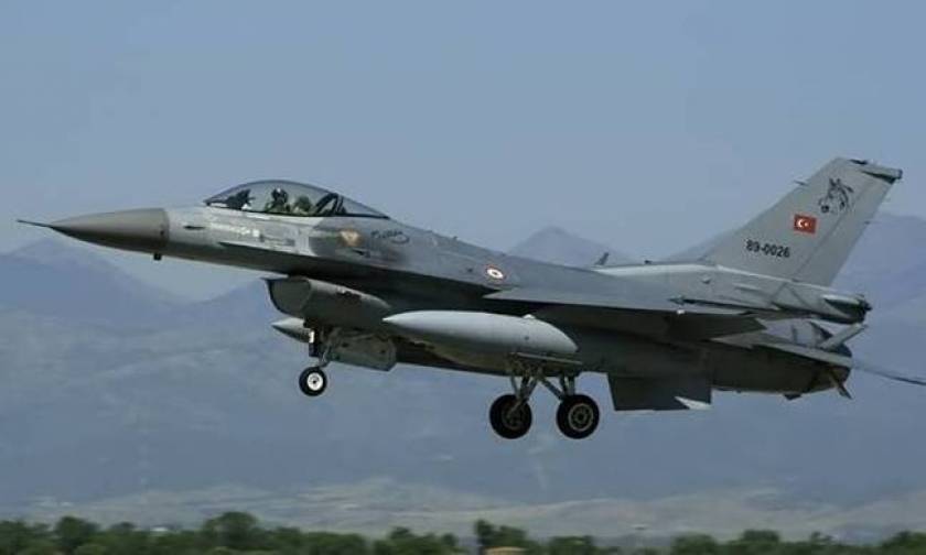 Μπαράζ τουρκικών παραβιάσεων από κατασκοπευτικά και οπλισμένα F - 16 πάνω από το Αιγαίο