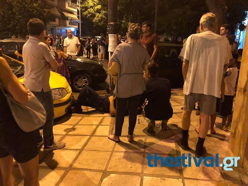 Θεσσαλονίκη: Περιπολικό συγκρούστηκε με ΙΧ - Τέσσερις τραυματίες (pics)