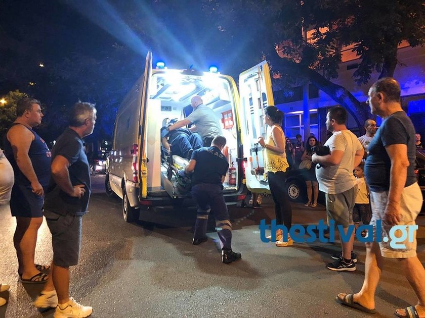 Θεσσαλονίκη: Περιπολικό συγκρούστηκε με ΙΧ - Τέσσερις τραυματίες (pics)