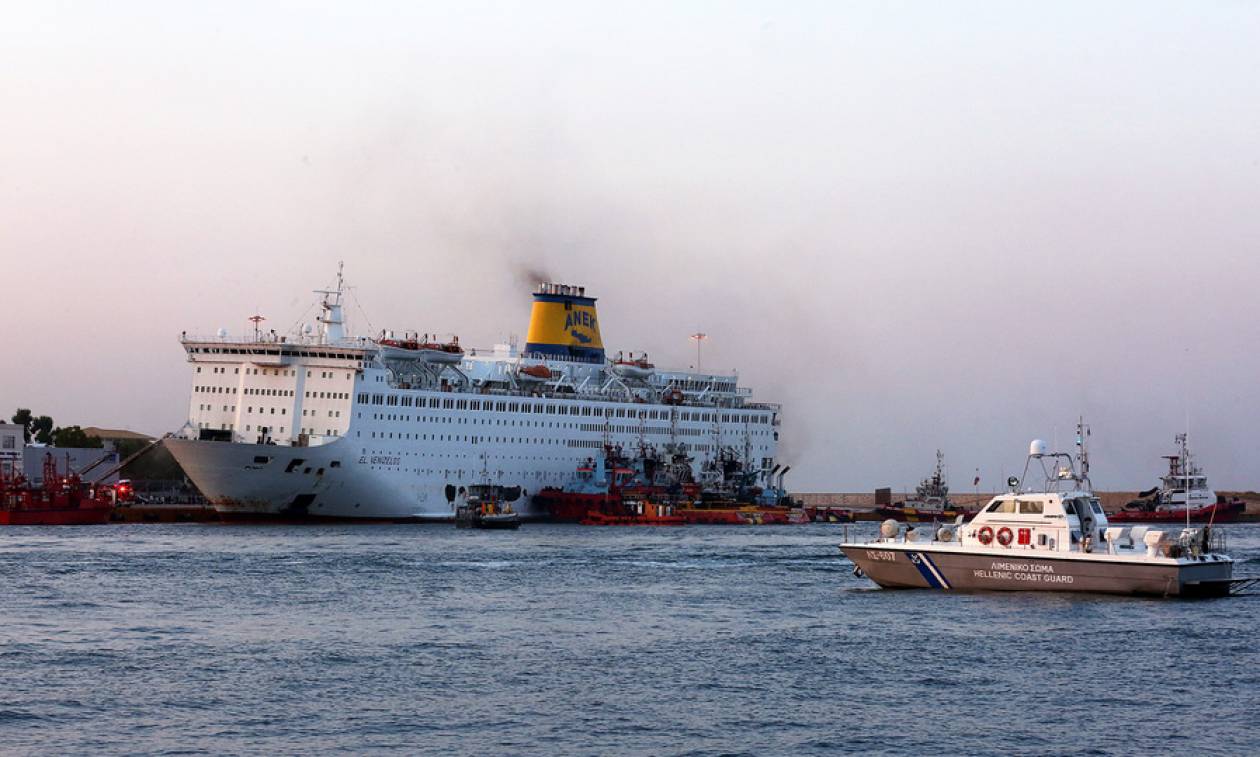 Ολονύχτιο «θρίλερ» μεσοπέλαγα: Φωτιά στο πλοίο «Ελευθέριος Βενιζέλος» με 1.016 επιβαίνοντες