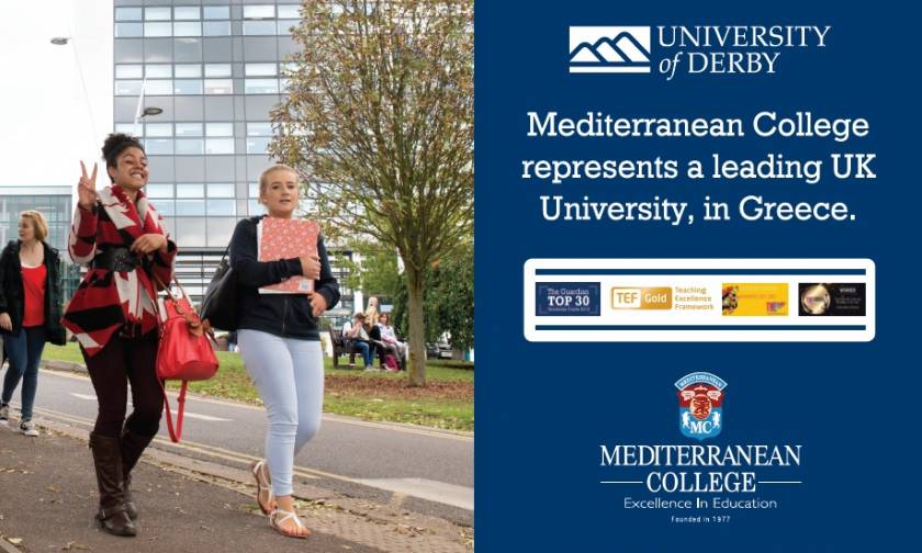 Mediterranean College: Αναγνωρισμένες σπουδές  στο καλύτερο Βρετανικό Πανεπιστήμιο, στην Ελλάδα