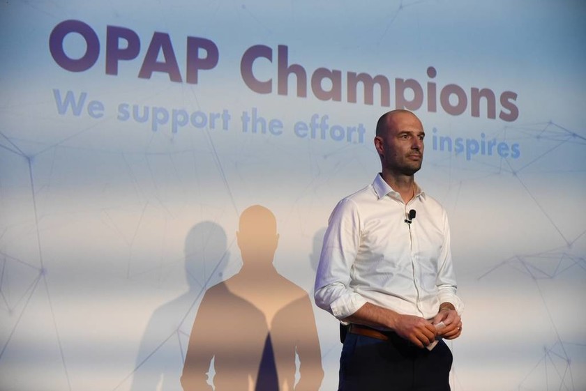 O Πετρ Ματεγιόφσκι, Chief Customer Officer ΟΠΑΠ, παρουσιάζει το χορηγικό πρόγραμμα «OPAP Champions»