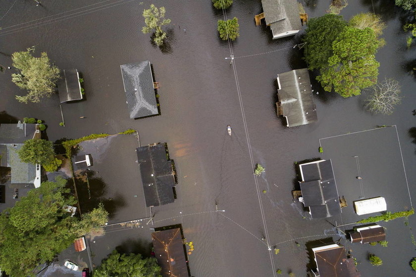 Η.Π.Α.: Στους 13 οι νεκροί από τον φονικό τυφώνα Φλόρενς - Πέφτουν «μνημειώδεις ποσότητες βροχής»