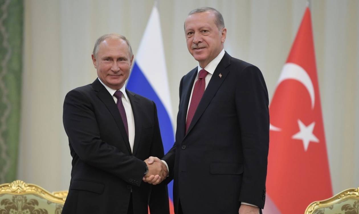 Ρωσία-Τουρκία: Σε εγκάρδια ατμόσφαιρα η συνάντηση του Πούτιν με τον Ερντογάν - Τι συμφώνησαν (Vid)