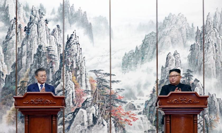 Ιστορική συμφωνία μεταξύ Βόρειας και Νότιας Κορέας: Ο Κιμ κλείνει οριστικά πεδίο δοκιμών (pics&vids)