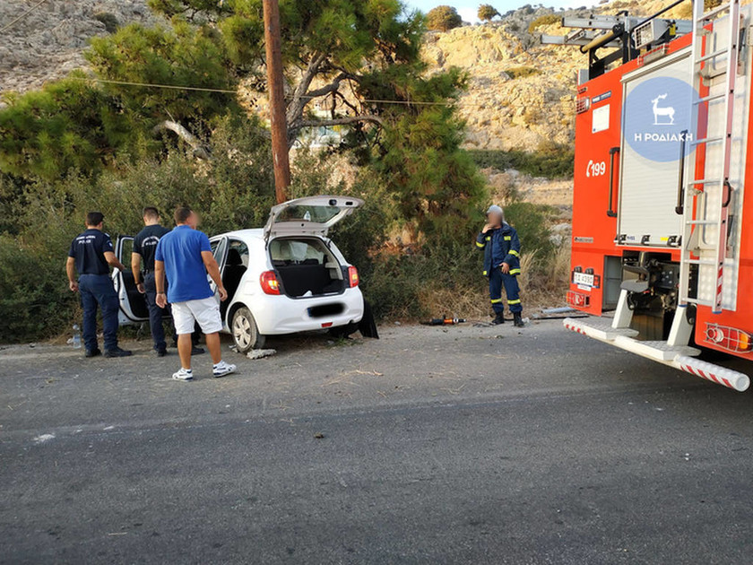 Νέο σοβαρό τροχαίο ατύχημα στη Ρόδο - Σε κρίσιμη κατάσταση μία τραυματίας (pics)