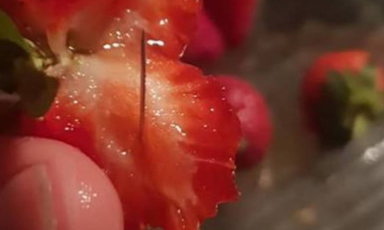 Αυστραλία: Αποσύρουν από τα ράφια τις βελόνες, μετά το σαμποτάζ στις φράουλες
