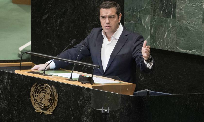 Τσίπρας στον ΟΗΕ: Οι Έλληνες κατάφεραν να σταθούν όρθιοι και να διδάξουν αλληλεγγύη (video)