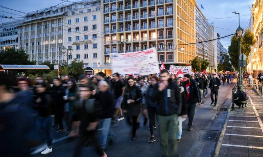 Πορεία διαμαρτυρίας στο κέντρο για το θάνατο του Ζακ Κωστόπουλου