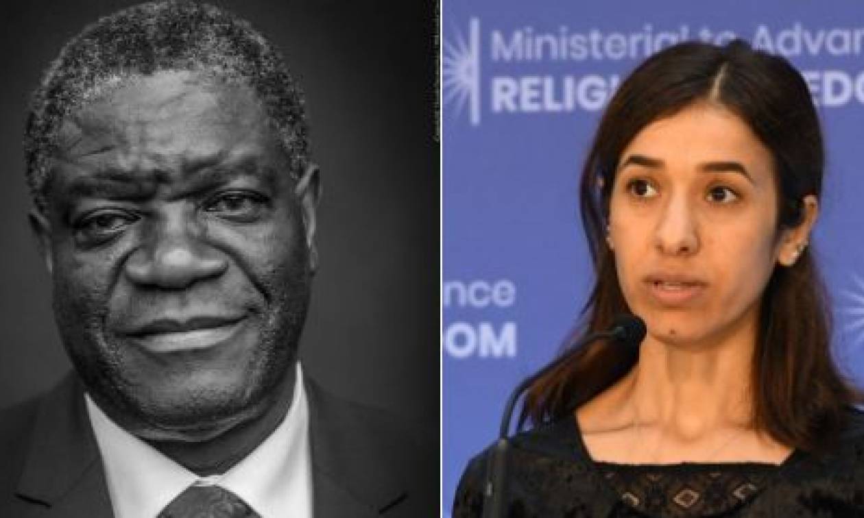 Νόμπελ Ειρήνης 2018 στον Denis Mukwege και τη Nadia Murad (pics+vid)