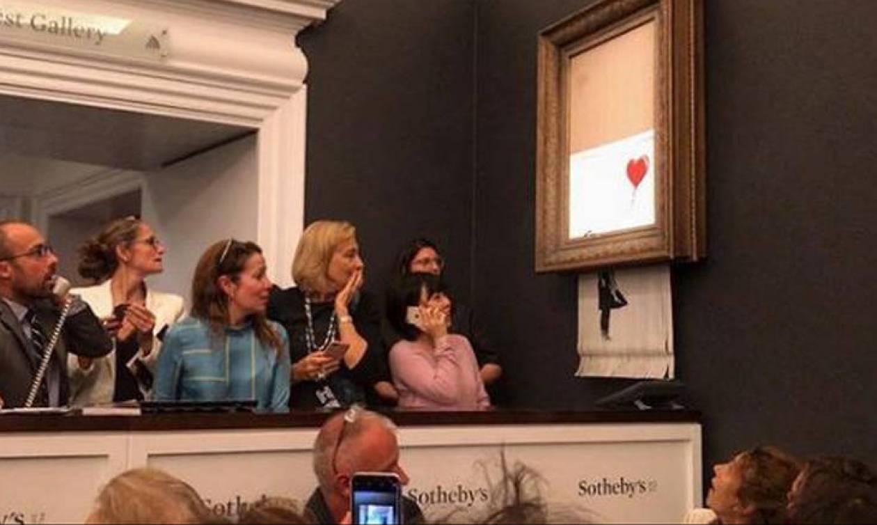 Αποκάλυψη Banksy: Έτσι κατέστρεψα τον πίνακά μου στη δημοπρασία του Sotheby’s