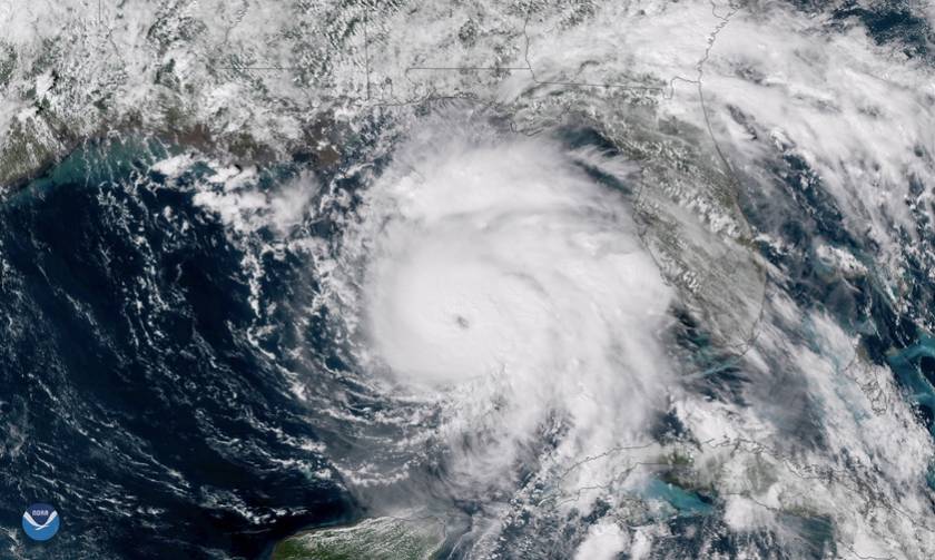 Τυφώνας Μάικλ: Ενισχύθηκε σε κατηγορία 4 - Δείτε live την πορεία του