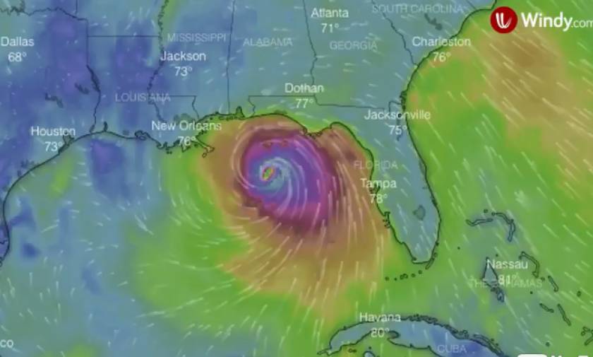 Δείτε LIVE: Ο κυκλώνας - «τέρας» πλησιάζει τη Φλόριντα - Τρέχουν να σωθούν οι κάτοικοι